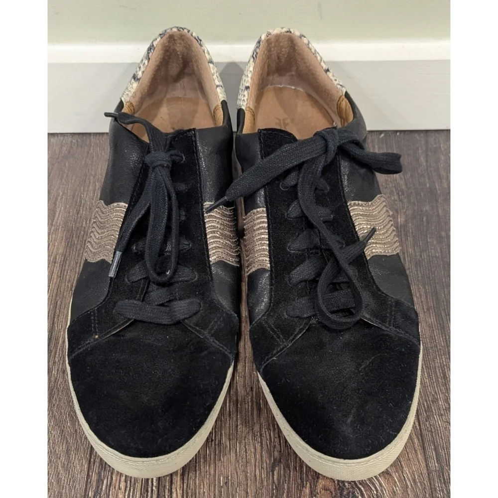 Frye Webster Wave Leather Suede Lace Up Sneakers Size 11